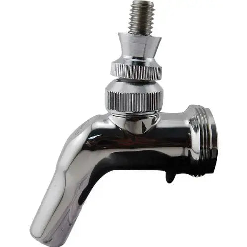 Perlick stainless steel kegerator faucet, one of the core kegerator parts