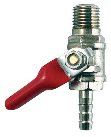 Ball Shut-off With 1/4" Barb & Check Valve