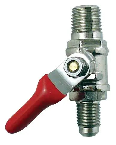 Ball Shutoff With 1/4" Male Flare Outlet & Check Valve