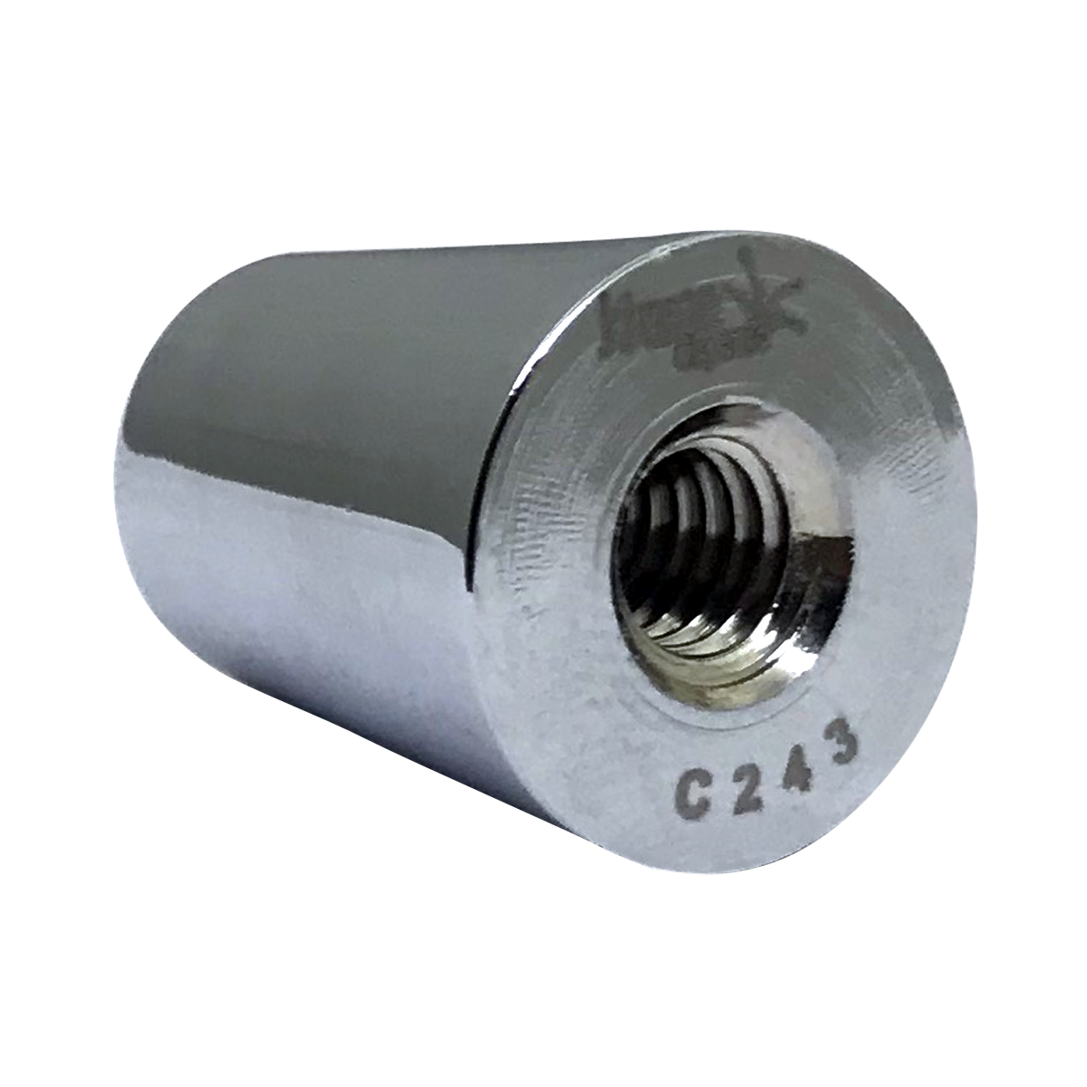 Faucet Handle Ferrule – Chrome Plated Brass (Non Through Thread)