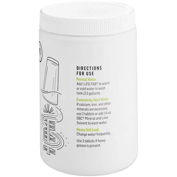 LFD Tablets Low Foaming Detergent For Electric Brushes - 100 count National Chemicals