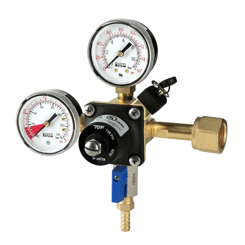160 PSI Co2 Primary Regulator - TOF