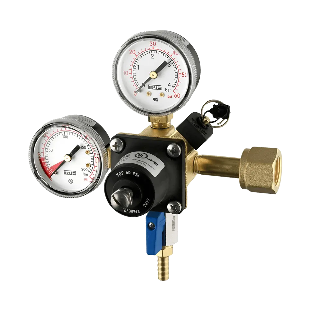 Co2 Primary Regulator 0-60 PSI - TOF