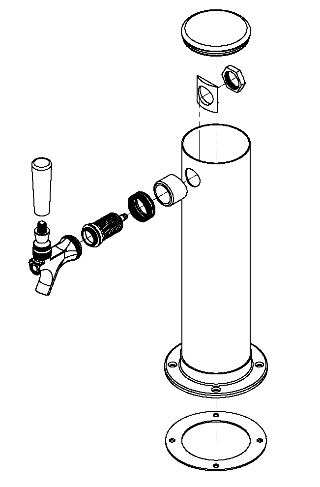 Tower Lock Nut