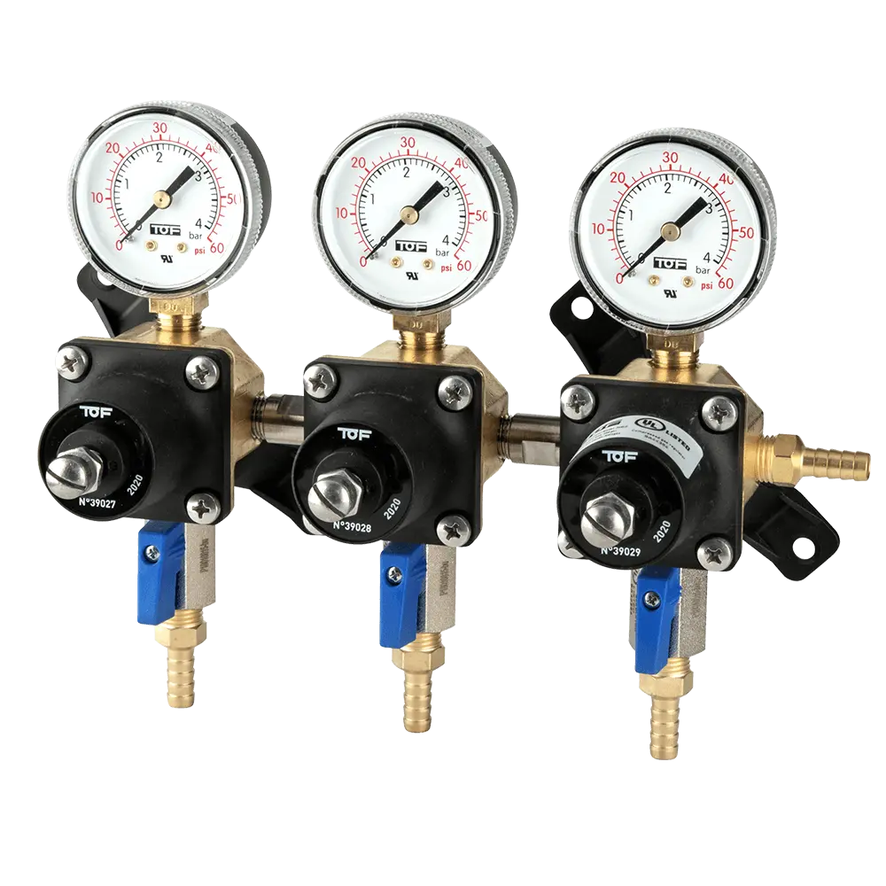 3 Body 0-60 PSI TOF Secondary Regulator