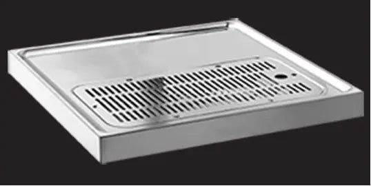 Perlick 16" L X 23-1/4" W/ S/S Drip Pan For Lucky And Panther Towers