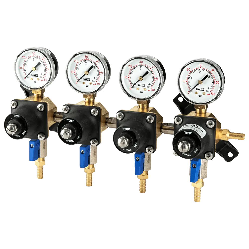 4 Body 0-60 PSI TOF Secondary Regulator