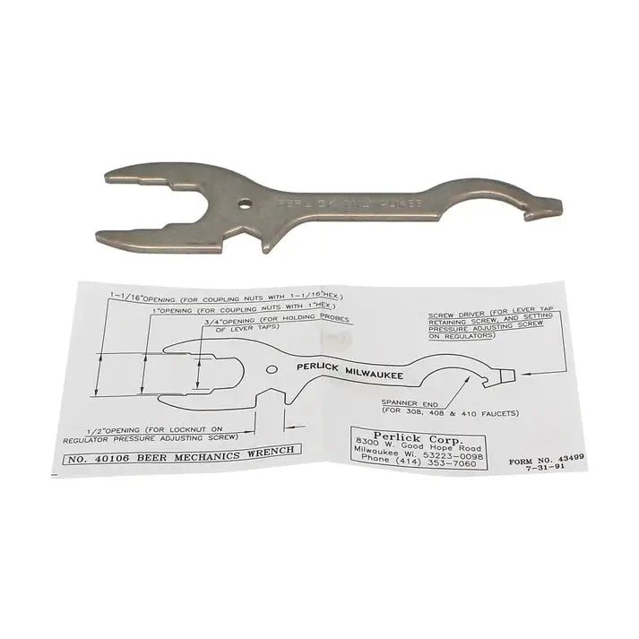 Perlick Beer Mechanic's Wrench Perlick