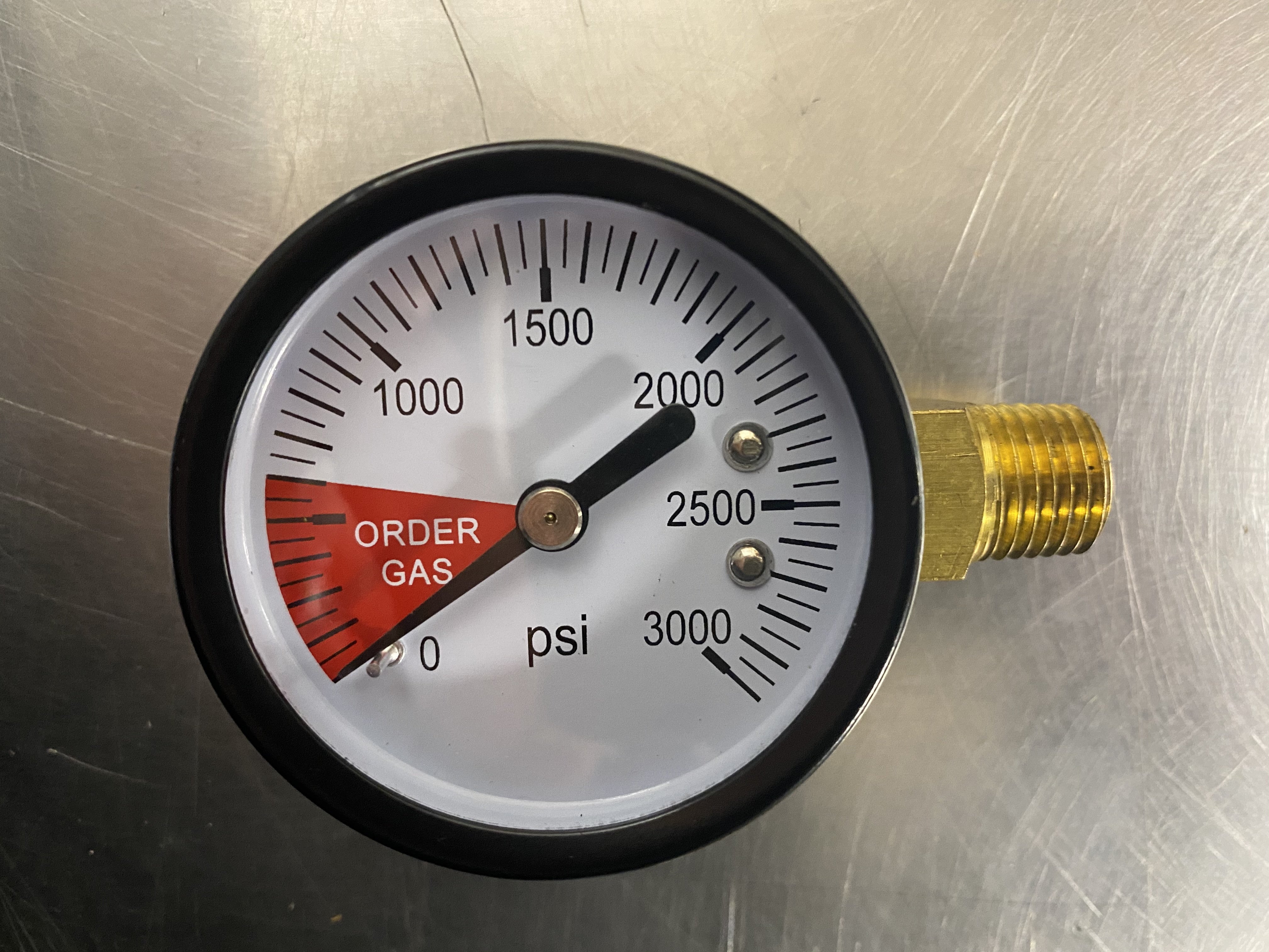 0-3000 Lb. Gauge w/ RH Thread