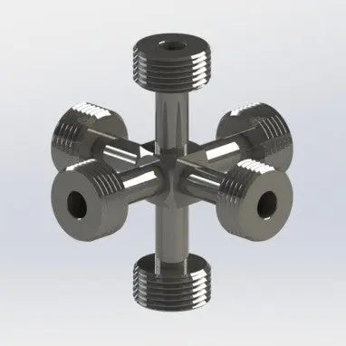6 Way Manifold - Star Pattern