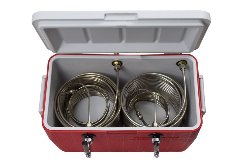 Double Product Coil Box W/ 120' S/S Coil - All 304 S/S Contact