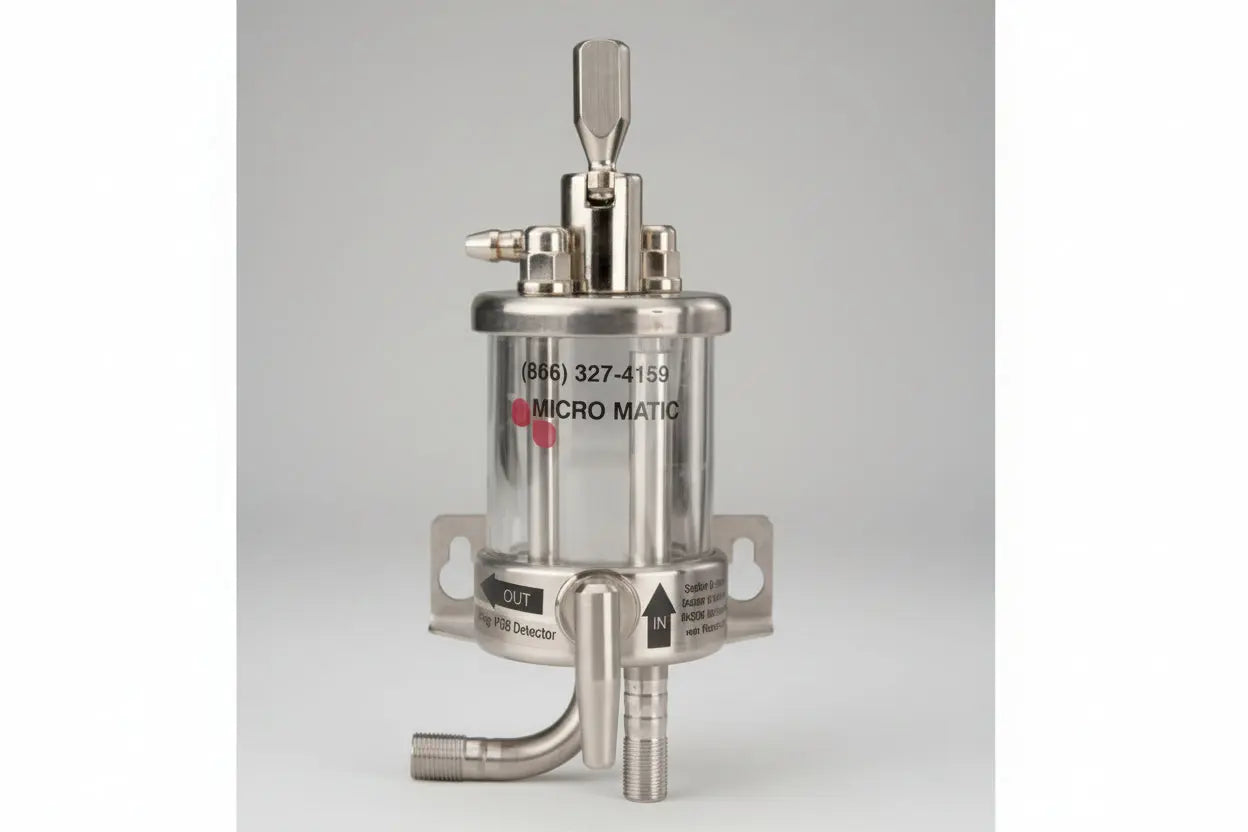 PRO-MAX™ Keg Foam on Beer Detector - Wall Mount - Stainless Steel Micro Matic