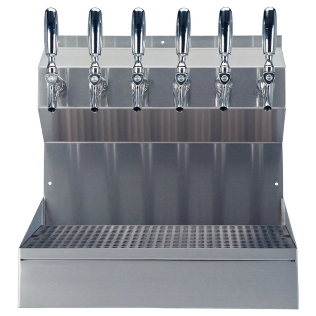 Kronos 6 Faucet Beer Wall Mount Draft Tower – Glycol Cooled