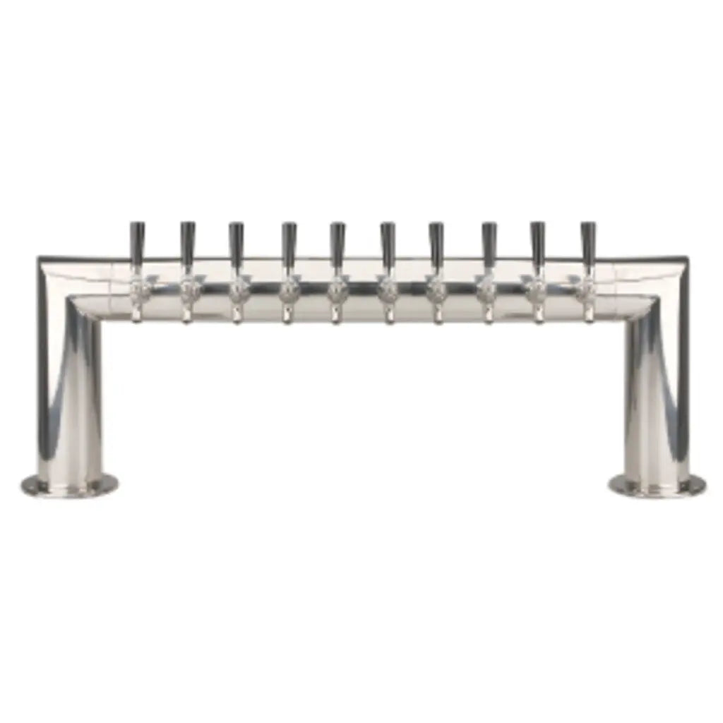 Pass Thru - 10 Faucet - Polished Stainless Steel - Air Cooled