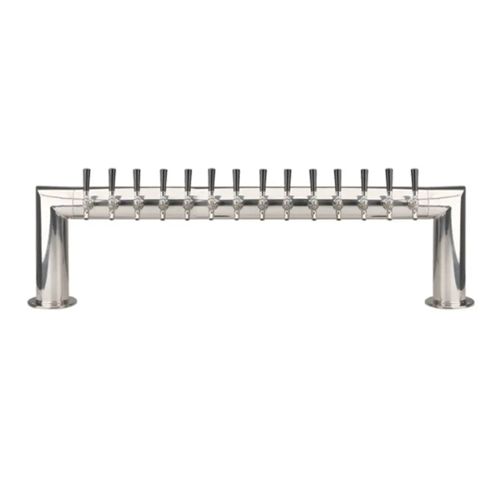 Pass Thru - 14 Faucet - Polished Stainless Steel - Glycol Cooled