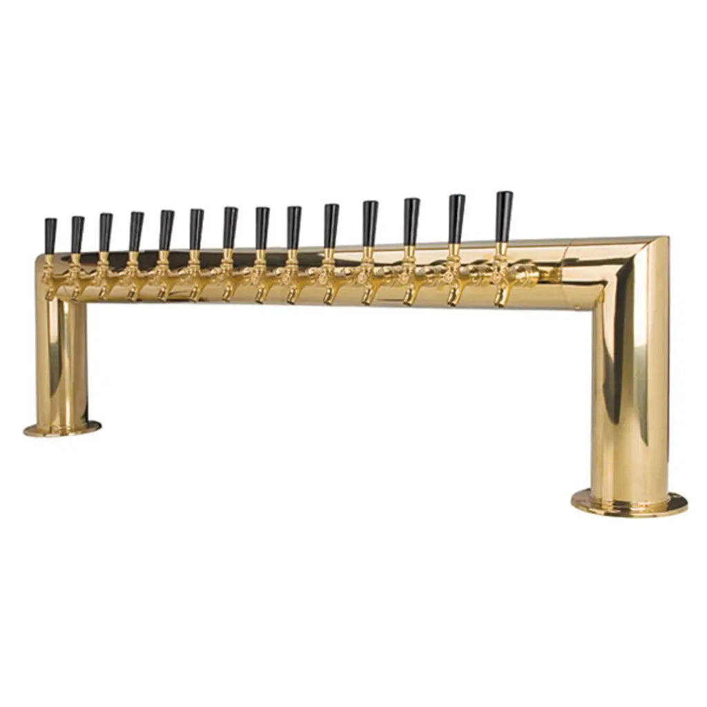 Pass Thru - 14 Faucet - PVD Brass - Glycol Cooled
