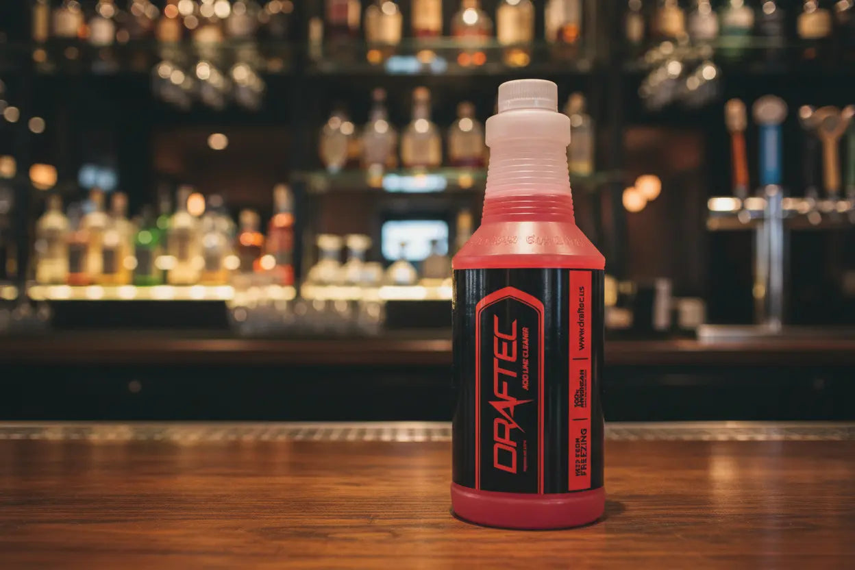 Draftec Red Dye Acid Line Cleaner - 32 oz Draftec