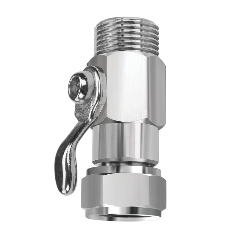 SS 304 Beer Shut Off Valve-Straight (C270)