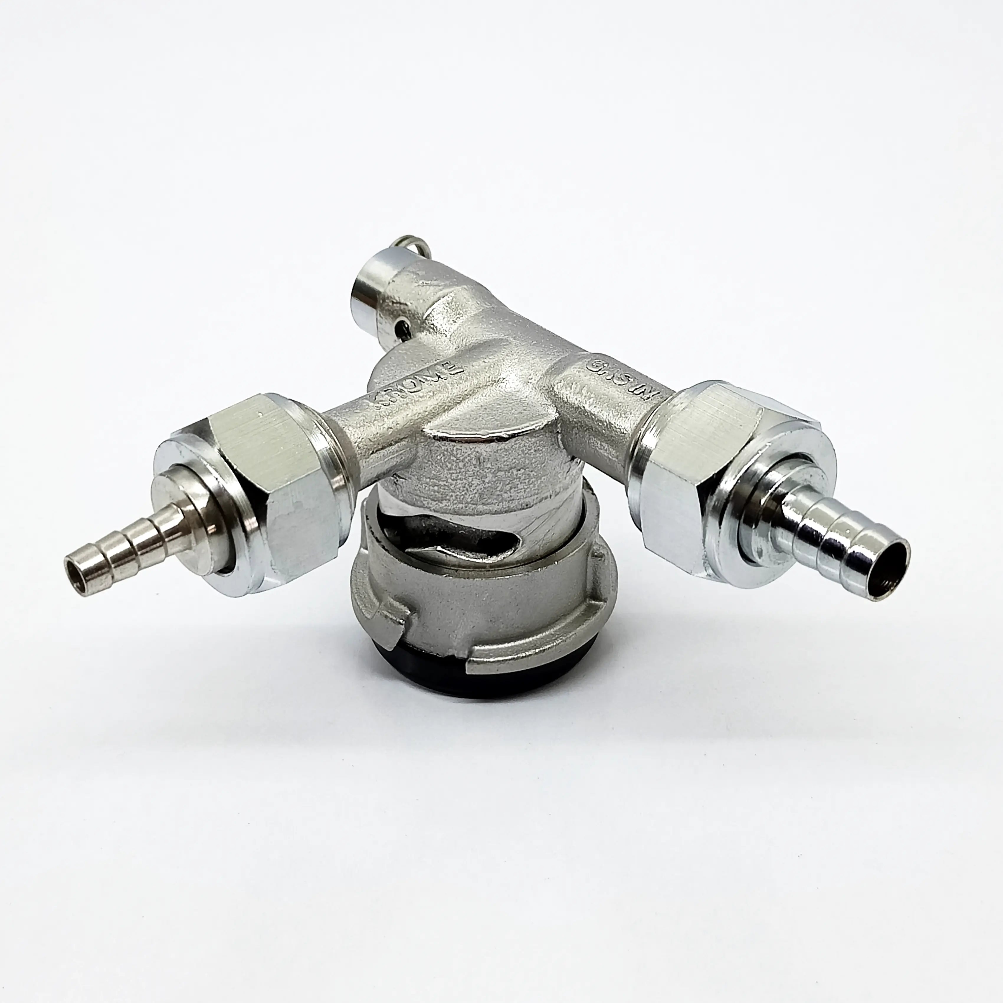 Low Profile D System Keg Coupler – 100% stainless Steel