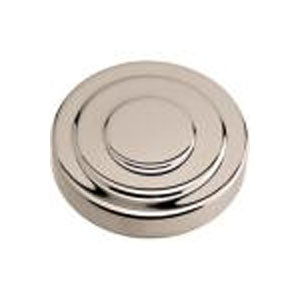 3" Polished Chrome Deluxe Tower Cap