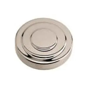 3" Polished Chrome Deluxe Tower Cap