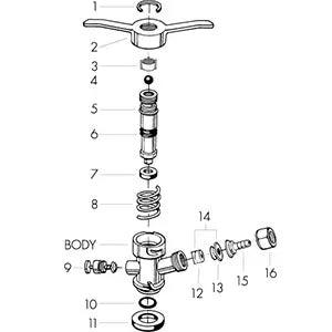 US Sankey Plastic Wing Handle Coupler
