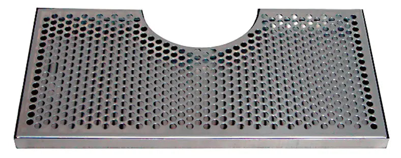 S/S Drip Tray 24" X 8" With 6" Cut-Out (Fits Metropolis "T" towers 4-6 taps)