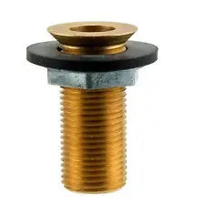 Drain Fitting 1/2" X 4" W/ Gasket & Lock Nut