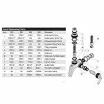 Perlick 630SS Stainless Steel Perl Faucet - Forward Seating Faucet Perlick