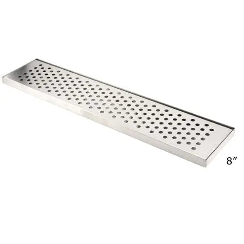 76" W X 8" D X 3/4" H Drip Tray (2 Drains)