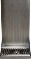 8" W X 6-1/4" D X 14" H S/S Wall Mount Drip Tray