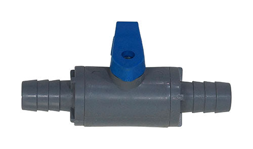 1/2" Barb In-line PVC Shut-off For Gas Or Liquid