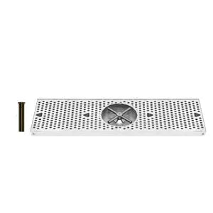 45" X 7 1/4" S/S Drip Tray With Rinser