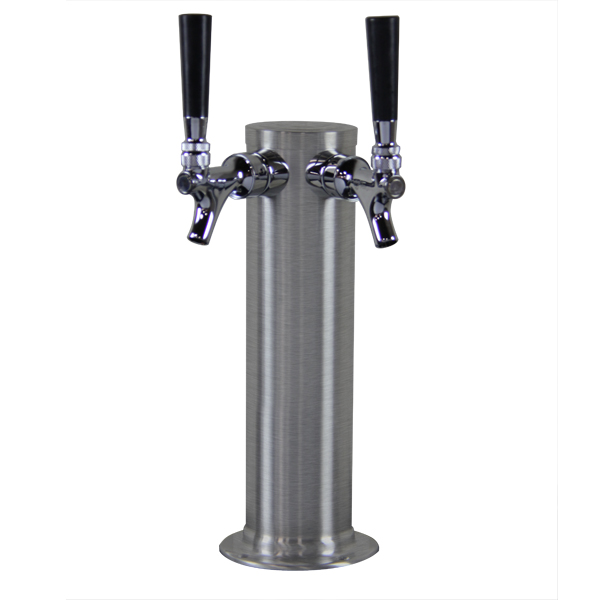 3" S/s Double Faucet Tower (Glycol Ready)
