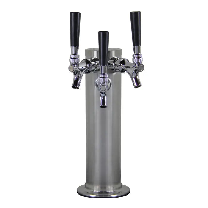 3" S/S Triple Faucet Tower (Glycol Ready)