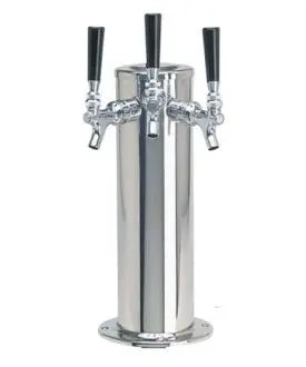 4" Chrome Triple Faucet Tower (Air Shaft Ready)