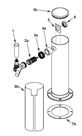 Plastic Spacer For Tower Shanks
