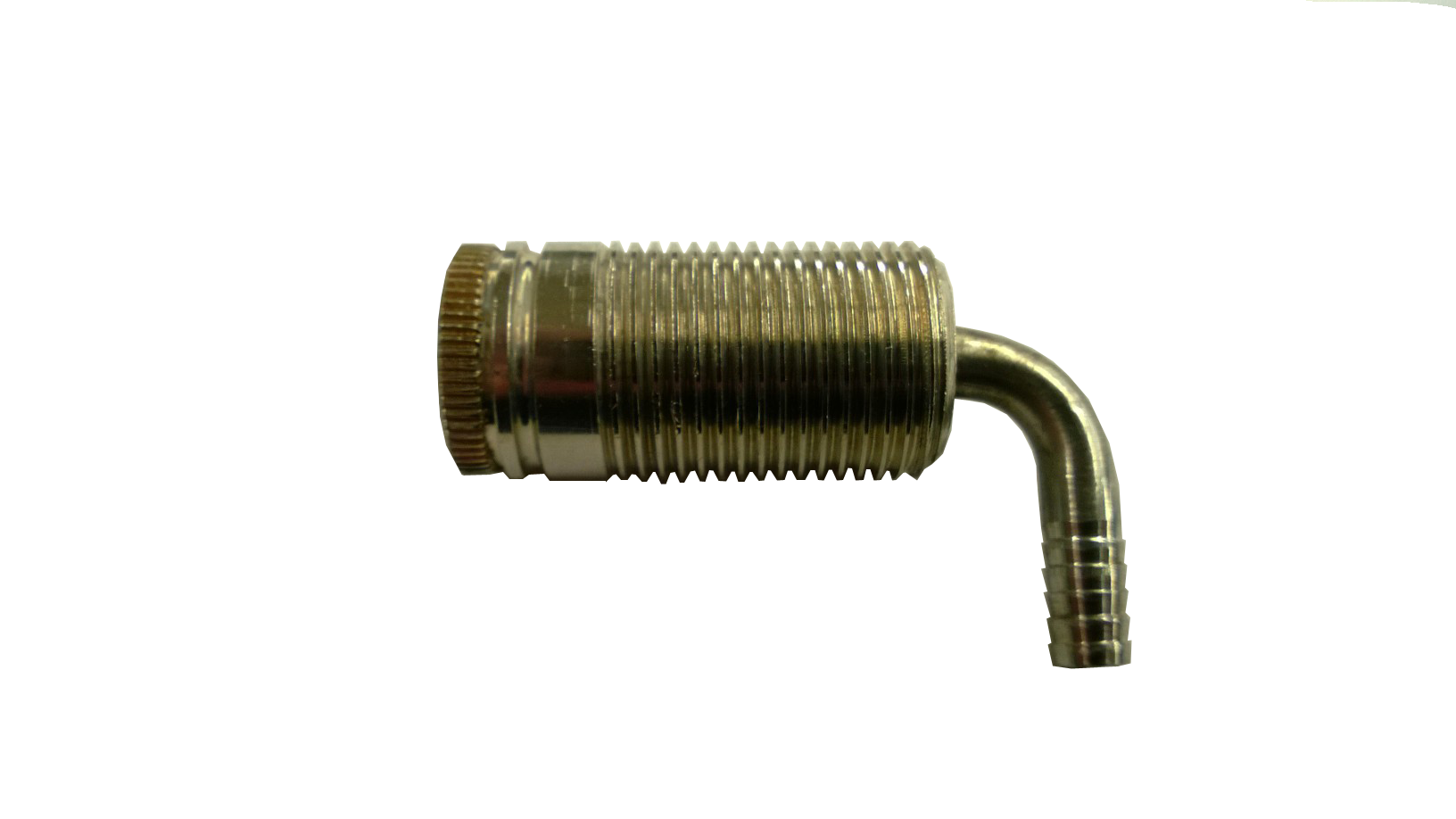 1-3/4" Long Tower Shank With 1/4" Barbed Elbow - Stainless Steel