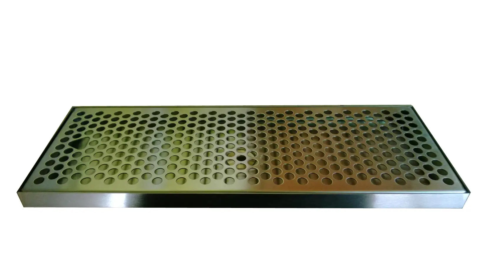 39" L x 5-3/8" D x 3/4" H, S/S Drip Tray
