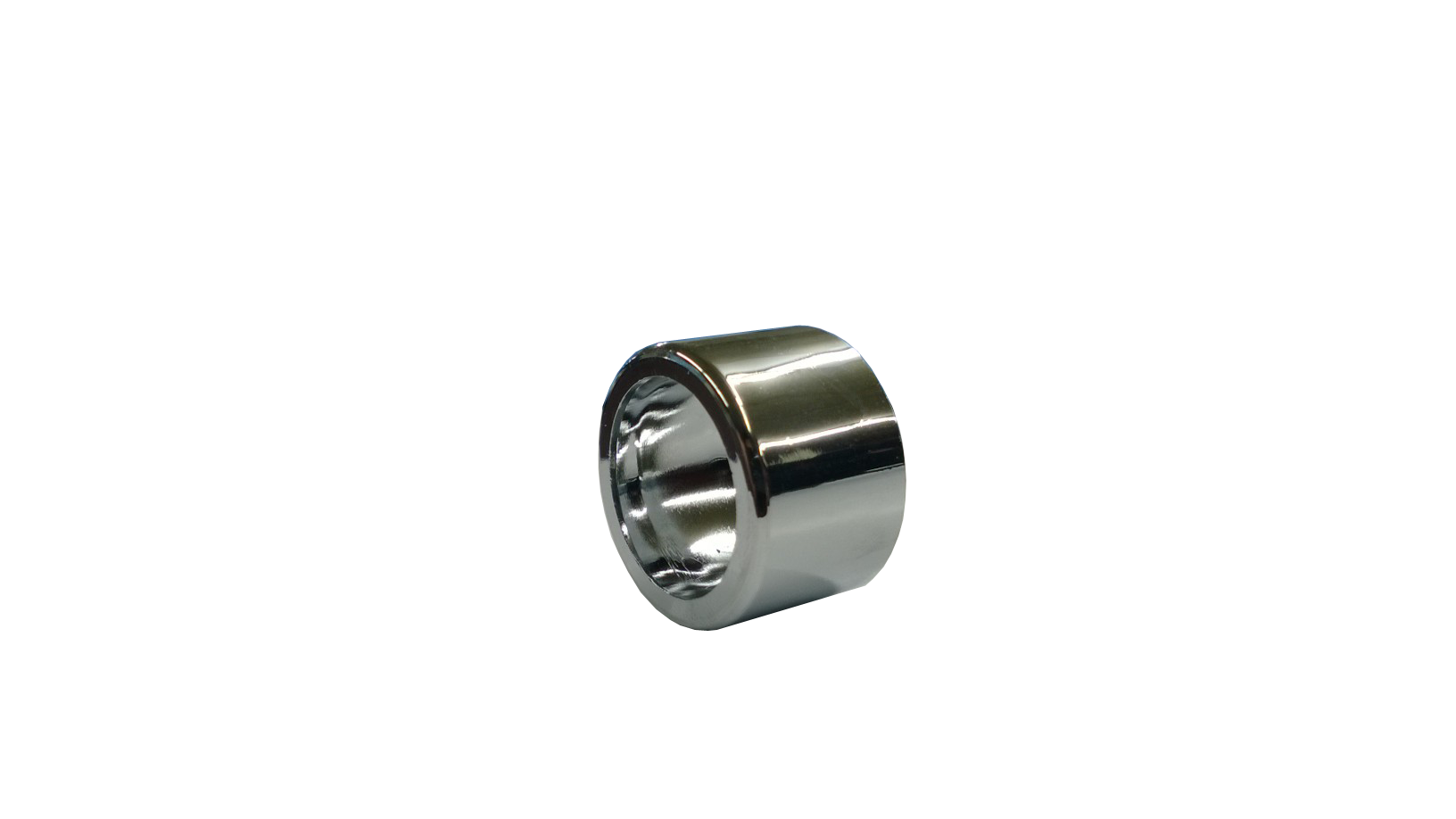 Chrome Plastic Curved Spacer