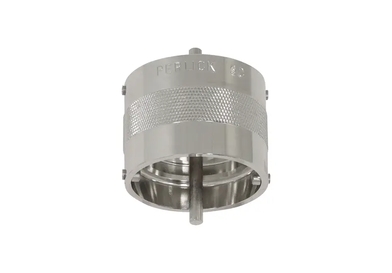 Perlick double flusher for cleaning draft beer lines