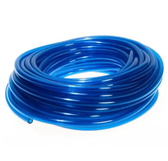 Blue vinyl hose for draft beer system