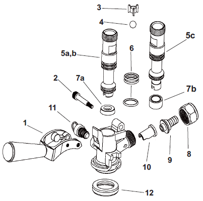 Replacement coupler parts