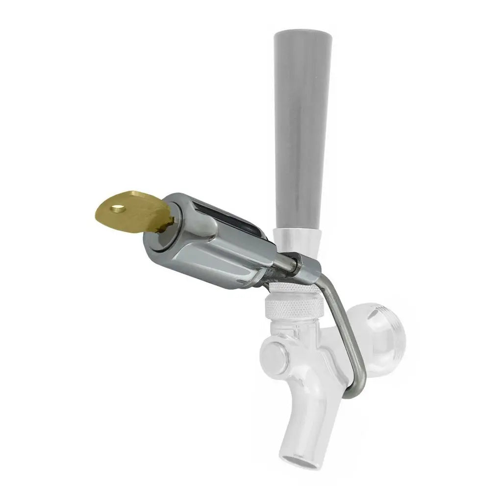 Wrap Around Faucet Lock With 2 Alike Keys Krome Dispense