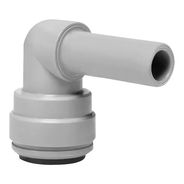 John Guest® PI221212S-US 3/8" x 3/8" Gray Acetal Push-To-Connect Stem Elbow