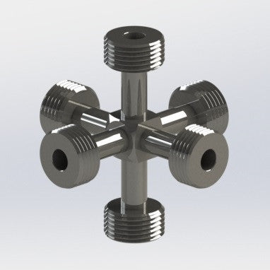 6 Way Manifold - Star Pattern