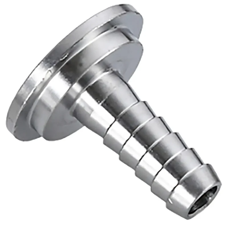 1/4" Barb Stainless Steel Barbed Beer Hose Nipple