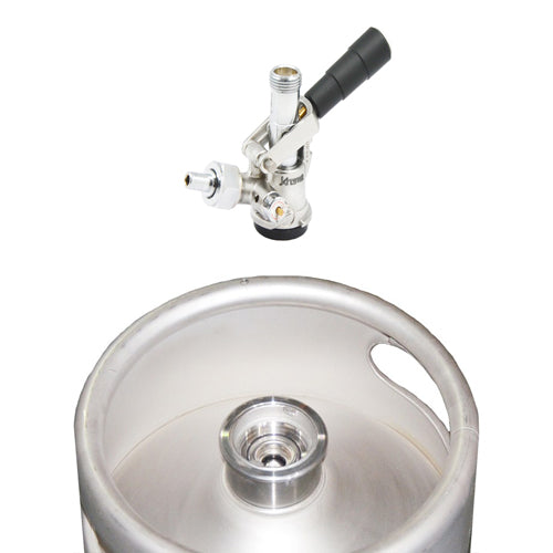 D system Keg coupler SS 304 Body & Probe- NSF Certified