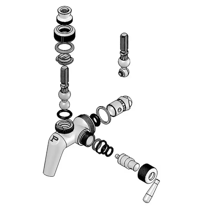 Perlick 650SS - Forward Sealing Faucet, Stainless Steel with Flow Control Perlick