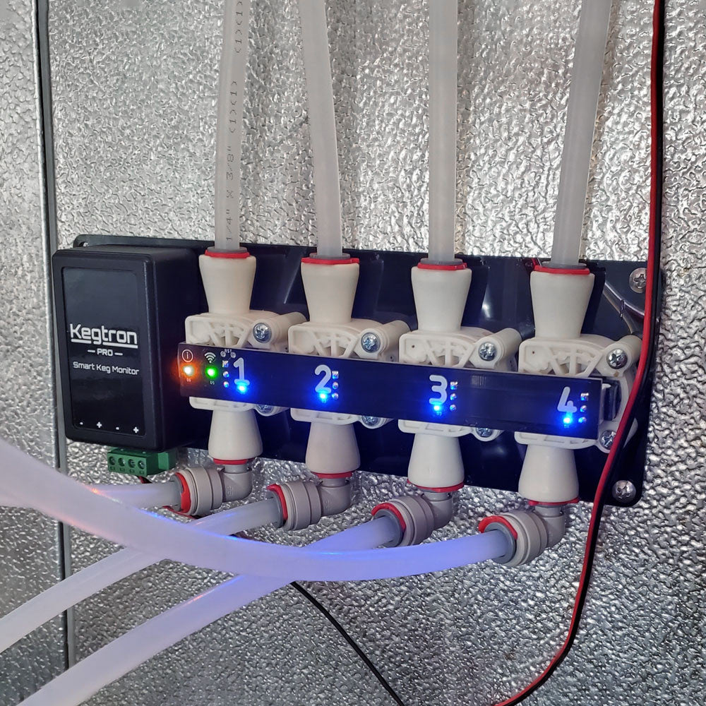 Kegtron Pro Keg Monitor Quad Tap Kegtron